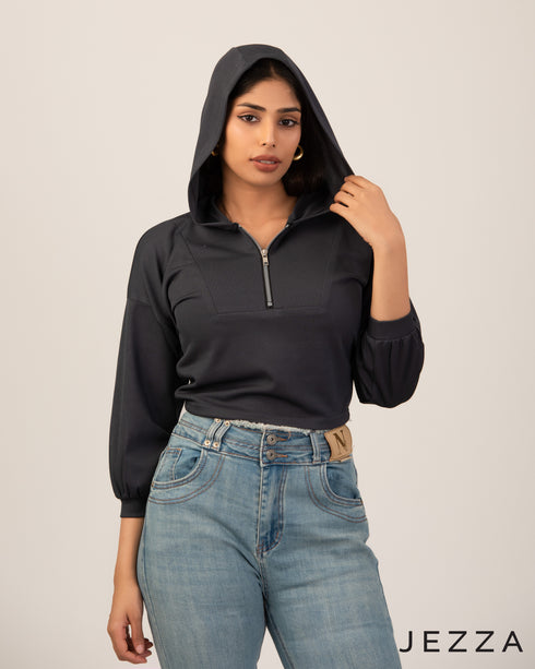 Urban Ease: Zip-Up Hoodie 72161